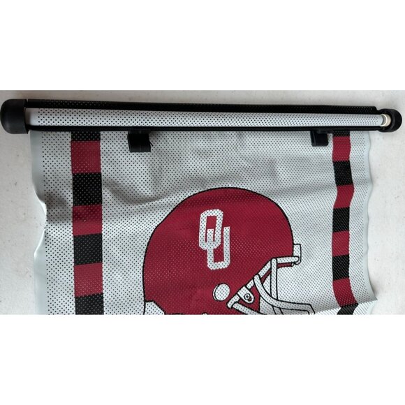 NCAA Baby Fanatic Oklahoma OU Sooners Car Sun Window Shade for Babies 17" Tall - Picture 5 of 11